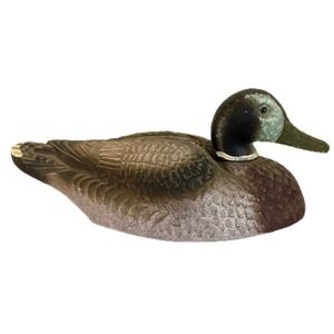 Vintage Carry Lite Duck Decoy Rustic Hunting Waterfowl Styrofoam‎ Figure USA *